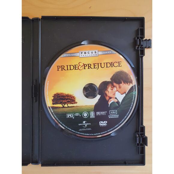 2006 Pride & Prejudice Kiera Knightley (Widescreen) DVD Movie Films - Picture 3 of 3